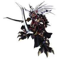 Samudramon (Digimon) has fought countless battles with its unique dual swords Kikurin.