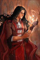 Fëanor (The Silmarillion) was the greatest artisan in the entire history of the Eldar and in all of Arda, his finest work being the Silmarils which were made from the very essence of the Two Trees and would eventually end up becoming an essential part of Arda/Middle-Earth itself.