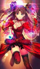 Rin Tohsaka Crystal Magic