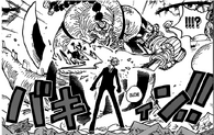 Sanji (One Piece) had metahuman genes that lay dormant in his body since birth and awakened in adulthood increasing his great physical prowess tenfold and unlike his brothers his able to keep his humanity at the same time.