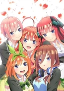 Due to their mother's guidance, the Nakano Quintuplets (Go-Toubun Hanayome) held an unbreakable and tremendous sisterly love for each other.