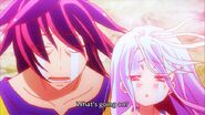 Sora and Shiro (No Game No Life) both suffer from a separation anxiety disorder, making them mutually reliant on one another to function and incapable of fighting enemies without being close together.