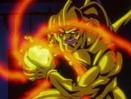 Nuova Shenron (Dragon Ball GT) prepares the Nova Star, a ball of fire-based Ki.