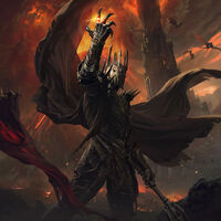 ...Sauron, Morgoth's greatest lieutenant and one of the most powerful of the Maiar...