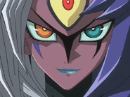 Yubel face.png (283 KB) Yubel (Yu-Gi-Oh! GX) can draw out 'the darkness of ones heart' by peering into their past forcing the victims to fall into their own darkness and desires.