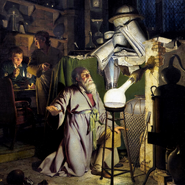Alchemist Discovering Phosphorus (Joseph Wright of Derby)