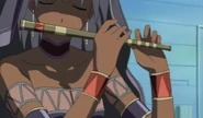 Amalla Su (Love Hina) expertly playing the flute.