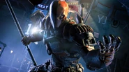 Deathstroke wall.jpg (1.81 MB) One of the most intelligent men in the world, Slade Wilson/Deathstroke (DC Comics) is a tactical genius with years of military experience.
