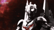 Ultraman Noa (Ultraman) firing Lightning Noa.