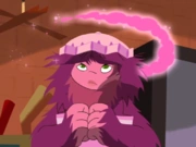 Lila 1b.png (32 KB) Lila the Sasquatch (The Life and Times of Juniper Lee) in her true form before using the Exfoliax Charm to gain a human form.