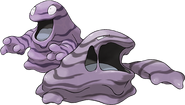 Grimer and Muk (Pokémon) have a very powerful stench from their filthy sludge bodies.