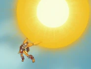 WarGreymon Using Gaia Force