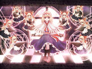 Alice Margatroid (Touhou Project) with her armed dolls.