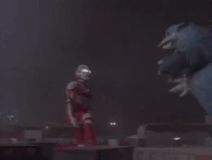 Ultraman Great (Ultraman series) using the energy ball variation of his Burning Plasma.