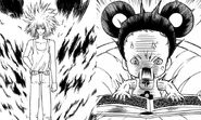 Clear Note and Vino (Zatch Bell!) use spells that completely destroy their opponents and their own spells.