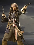 Captain Jack Sparrow (Pirates of the Caribbean) was a legendary pirate who many were unable to catch or kill. His unpredictability is what made him a Pirate Lord due to him defeating the feared Pirate hunter Armando Salazar and the legendary Davy Jones.