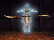 The Naginata of Kenkon (InuYasha) is infused with the combined powers of light and darkness.