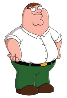 Peter Griffin.png (77 KB) Peter Griffin (Family Guy) has survived many life-threatening situations and came back unscathed.