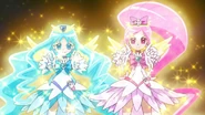 PrettyCureAllStarsII41.jpg (148 KB) Cure Blossom and Cure Marine's (Precure All Stars DX2) Altered Super Forms