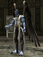 Janos Audron (Legacy of Kain) is the last of the Ancient Vampires and the progenitor of Nosgoth's human-derived vampires.