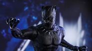 With his Panther Habit, the Black Panther (Marvel Cinematic Universe) could absorb the kinetic energy from bullets and redistribute it into an attack.