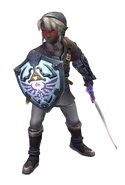 Dark Link (The Legend of Zelda series) is an evil shadow created by a magical force and is capable of matching Link's every move blow for blow.