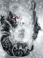 Mr. Freeze (DC Comics) must be kept at sub-zero temperatures to survive.