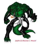 Spitfire-Extinctioners.jpg (73 KB) Spitfire (Extinctioners) is a komodo dragon with the superhuman ability to emit flame from his mouth.