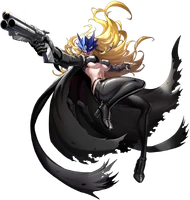 BeelStarmon (Digimon) is highly skilled in dual wielding her signature revolvers, the Rizoma de Loto.