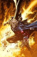 Jason Blood/Etrigan (DC Comics); can be harmed by iron.
