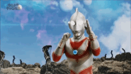 Ultraman Jack (Ultraman) firing his Spacium Beam.