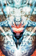 Nathaniel Adam/Captain Atom (DC Comics) once accessing his dilustel armor, can access the quantum field, granting him numerous potent abilities driving from it.