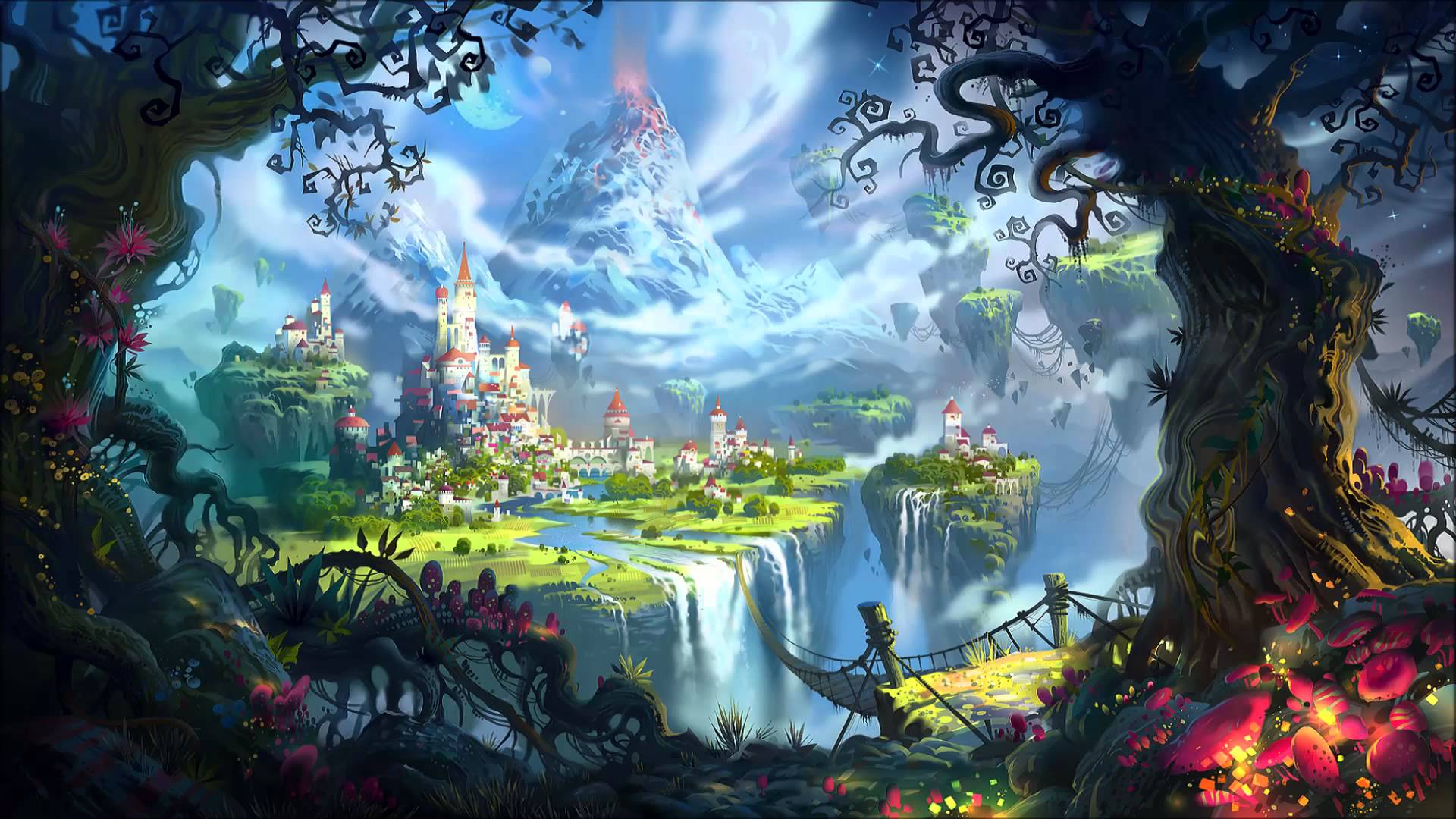 Dream world, world, fantasy, paradise, dream, HD wallpaper