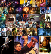 The best of the Jedi and the Sith throughout the years (Star Wars).