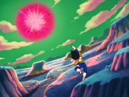 Vegeta (Dragon Ball Z) using Dirty Fireworks to cause his victims to explode.
