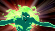 Fire (DC Comics) can create green flames even underwater