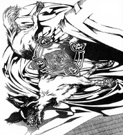 Flaming Dragon's Gate.png (595 KB) Sōhaku Kago (Tenjho Tenge) utilizing the Flaming Dragon's Gate to redirect the flow of life force, resurrecting the dead and keeping himself and others alive for centuries.