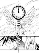 The ÄRM, Scale of Blessing allows Candice (Marchen Awakens Romance) to create a clock that responds each time she's attacked by converting her pain and damage into power.