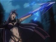 Naga, the Serpent (Slayers) uses the Freeze Arrow spell