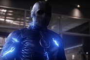 Even when he isn't running Hunter Zolomon/Zoom (The Flash) can generate sapphire blue electricity on his body.