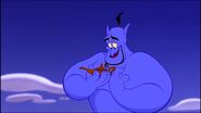 As per Aladdin's third wish, Genie (Disney's Aladdin) was able to free himself from his bond to his lamp.