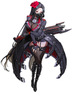 Maiden (Goddess of Victory: Nikke) is the leader of Extrinsic, Elysion's black-ops squad for dealing with Irregular Nikkes who've gone berserk in the Ark.