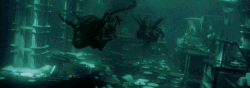 Swimming alien.gif