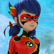 ...Dragonbug is a fusion between the Ladybug and Dragon Miraculouses...