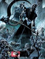 Nekron (DC Comics) is the Lord of the Unliving. A cosmic force for evil, he has frequently found himself in conflict with the Green Lantern Corps. During Blackest Night, he has been revealed as the mastermind behind the Black Lantern Corps.