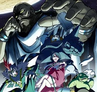 Using his Spiral Power, Lordgenome (Tengen Toppa Gurren Lagann) anthropomorphized animals into Beastmen.