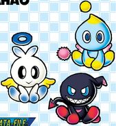 Chao (Sonic the Hedgehog series) can form bonds with other life forms, from animals to characters, allowing them to gain their characteristics and traits.