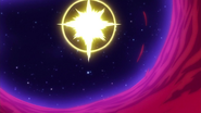 Celestial Spirit King's (Fairy Tail) Galaxia Blade is an omnidirectional spell that purifies all of the erosion of evil in a large area.