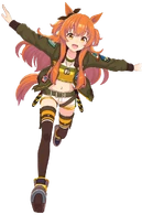 Mayano Top Gun (Uma Musume Pretty Derby), the daughter of Pete "Maverick" Mitchell, is described to be good at almost everything.