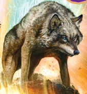 Briggan the Wolf (Spirit Animals) possesses a sense of smell and hearing is so acute it reaches to the extent of prophecy.